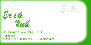 erik muk business card